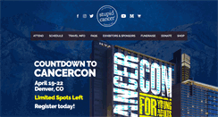 Desktop Screenshot of cancercon.org